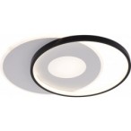 Lubinis LED šviestuvas CCT Balta spalva+Juoda spalva Pritemdomas + Pultelis 54W 3000K-6000K IP20 4120lm