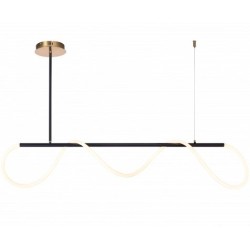 Lubinis LED šviestuvas Juoda spalva 36W 3000K IP20 2880lm