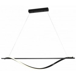 Pakabinamas LED šviestuvas Matinė Juoda spalva 17W 3000K IP20 1360lm