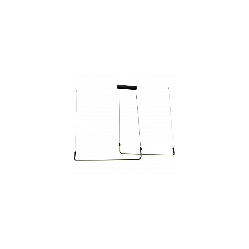Pakabinamas LED šviestuvas Matinė Juoda spalva 25W 3000K IP20 2000lm