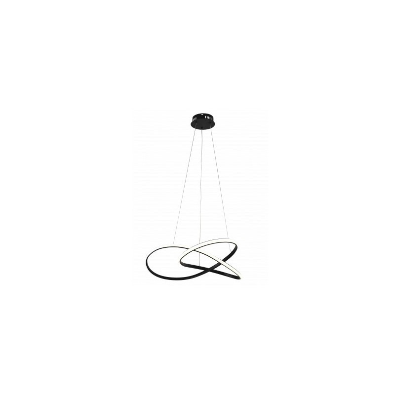 Pakabinamas LED šviestuvas Matinė Juoda spalva 30W 3000K IP20 2400lm