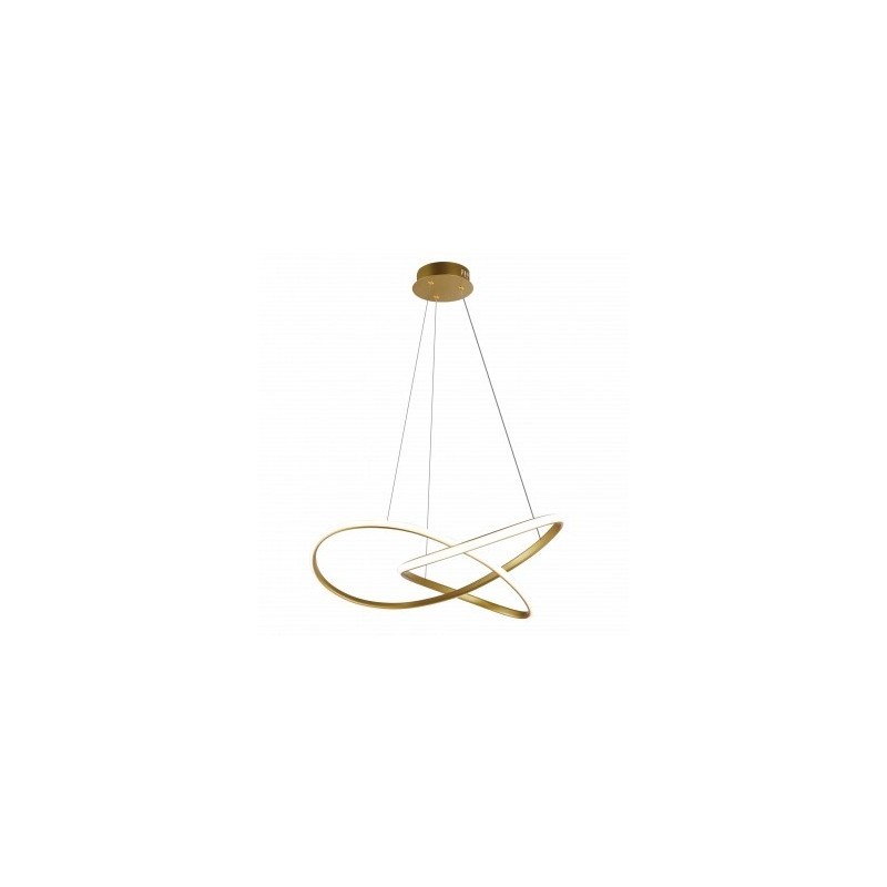 Pakabinamas LED šviestuvas Satino Aukso spalva 30W 3000K IP20 2400lm