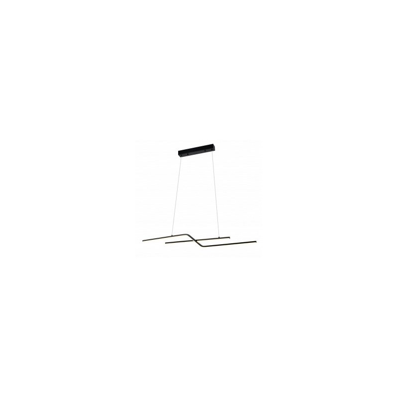 Pakabinamas LED šviestuvas Matinė Juoda spalva 24W 3000K IP20 1920lm