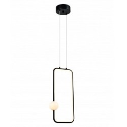 Pakabinamas LED šviestuvas Matinė Juoda spalva 15W 3000K IP20 1200lm