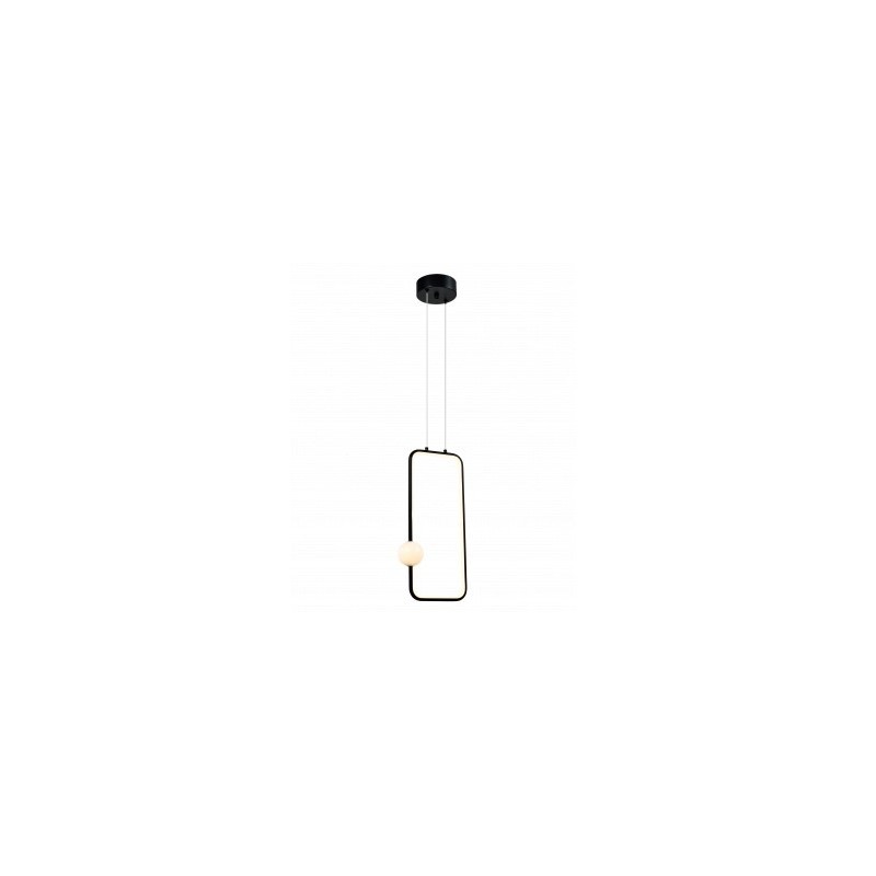 Pakabinamas LED šviestuvas Matinė Juoda spalva 15W 3000K IP20 1200lm