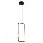 Pakabinamas LED šviestuvas Matinė Juoda spalva 15W 3000K IP20 1200lm