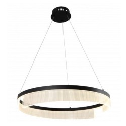 Pakabinamas LED šviestuvas Matinė Juoda spalva 23W 3000K IP20 1840lm