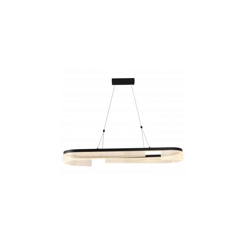 Pakabinamas LED šviestuvas Matinė Juoda spalva 30W 3000K IP20 2400lm