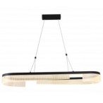 Pakabinamas LED šviestuvas Matinė Juoda spalva 30W 3000K IP20 2400lm
