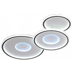 Lubinis LED šviestuvas Matinė Juoda spalva 106W 3000K IP20 8480lm