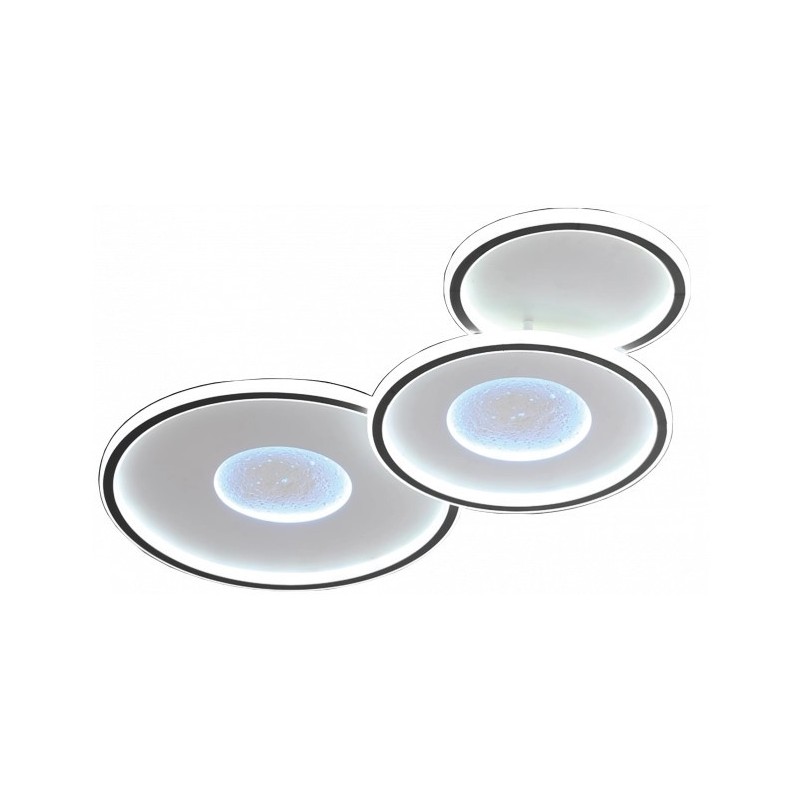 Lubinis LED šviestuvas Matinė Juoda spalva 106W 3000K IP20 8480lm