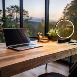Stalinis LED šviestuvas Matinė Juoda spalva 7W 3000K IP20 560lm