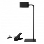 LED stalinis šviestuvas, 3W 240lm, multifunkcinis, įkraunamas, juodas, CCT šviesa