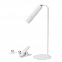 LED stalinis šviestuvas, 3W 240lm, multifunkcinis, įkraunamas, baltas, neutrali balta šviesa (4000K)