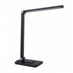 LED stalinis šviestuvas, 8W 300lm, įkraunamas, juodas, CCT šviesa