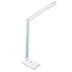 LED stalinis šviestuvas, 5W 250lm, su belaidžiu įkrovikliu, baltas, CCT šviesa