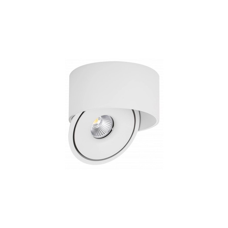 Lubinis LED šviestuvas, 30W, apvalus, pakreipiamas, baltas, CCT šviesa