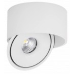 Lubinis LED šviestuvas, 30W, apvalus, pakreipiamas, baltas, CCT šviesa