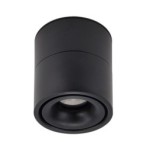 Lubinis LED šviestuvas, 12W, juodas, pakreipiamas, šilta balta šviesa (3000K)