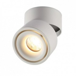 Lubinis LED šviestuvas, 12W, baltas, pakreipiamas, šilta balta šviesa (3000K)
