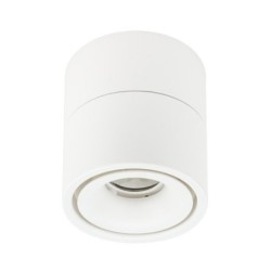Lubinis LED šviestuvas, 12W, baltas, pakreipiamas, šilta balta šviesa (3000K)