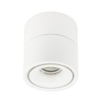 Lubinis LED šviestuvas, 12W, baltas, pakreipiamas, šilta balta šviesa (3000K)