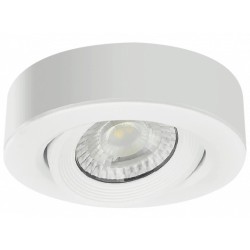 Lubinis LED šviestuvas, 5W, baltas, pakreipiamas, CCT šviesa