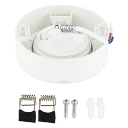 Lubinis LED šviestuvas, 5W, baltas, pakreipiamas, CCT šviesa