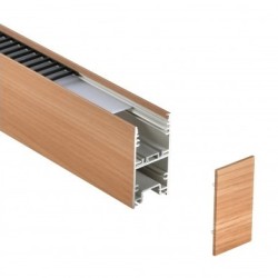 LED linijinis šviestuvas 120cm, 38W, medis, CCT šviesa