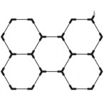 LED korys (hexagon), 5HEX, 192W, šalta balta šviesa (6000K)