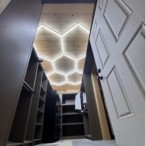 LED korys (hexagon), 5HEX, 192W, šalta balta šviesa (6000K)