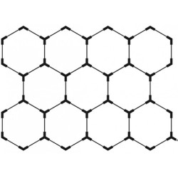 LED korys (hexagon), 11HEX, 385W, šalta balta šviesa (6000K)