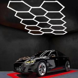 LED korys (hexagon), 14HEX, 456W, šalta balta šviesa (6000K)