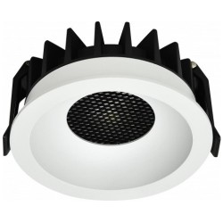 Įleidžiamas lubinis LED šviestuvas, apvalus, baltas, 10W, CCT šviesa