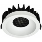 Įleidžiamas lubinis LED šviestuvas, apvalus, baltas, 15W, CCT šviesa