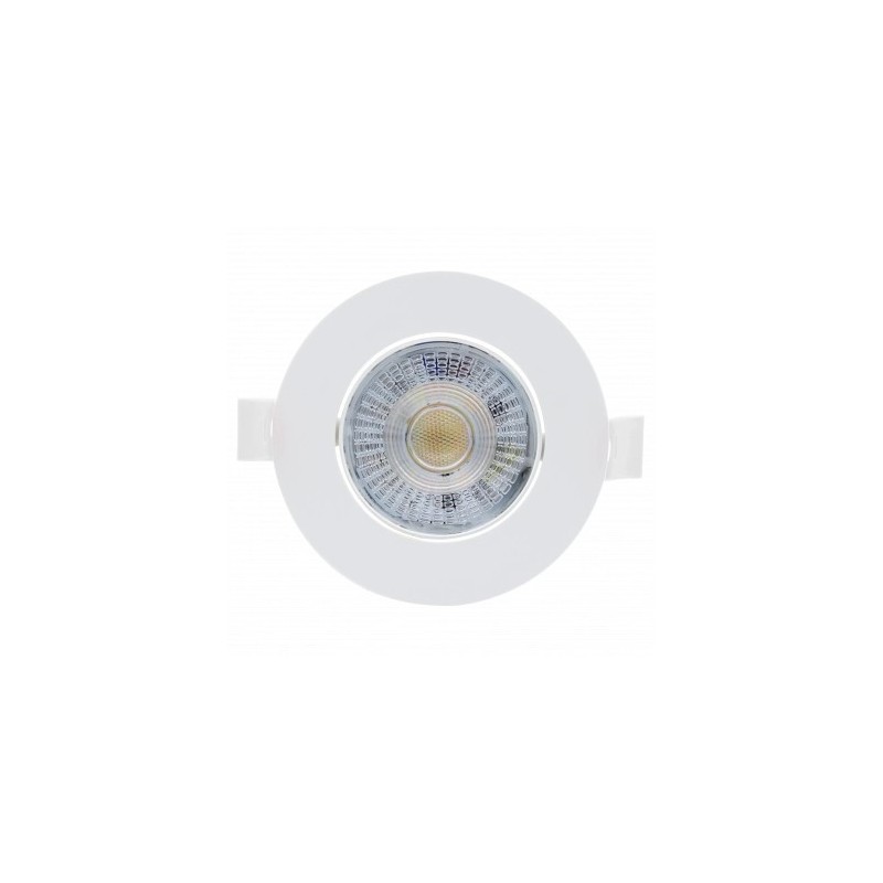 Įleidžiamas lubinis LED šviestuvas apvalus, baltas, 3/5/7W, CCT šviesa