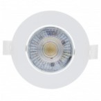 Įleidžiamas lubinis LED šviestuvas apvalus, baltas, 3/5/7W, CCT šviesa