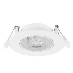 Įleidžiamas lubinis LED šviestuvas apvalus, baltas, 3/5/7W, CCT šviesa