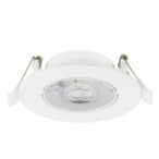 Įleidžiamas lubinis LED šviestuvas apvalus, baltas, 3/5/7W, CCT šviesa