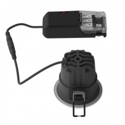 Įleidžiamas lubinis LED šviestuvas, apvalus, baltas, ugniai atsparus, 10W, CCT šviesa