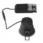 Įleidžiamas lubinis LED šviestuvas, apvalus, baltas, ugniai atsparus, 10W, CCT šviesa