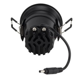 Įleidžiamas lubinis LED šviestuvas, apvalus, baltas, ugniai atsparus, 10W, CCT šviesa