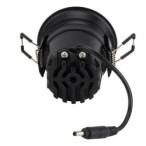 Įleidžiamas lubinis LED šviestuvas, apvalus, baltas, ugniai atsparus, 10W, CCT šviesa