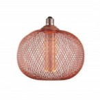 LED lemputė E27 2.5W Ø20.8x19.5cm ažūrinis gaubtas, vario, šilta balta šviesa 1800K