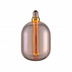 LED lemputė E27 3W Ø14x22.8cm gintarinė, šilta balta šviesa 1800K