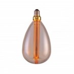 LED lemputė E27 3W Ø13.2x25.2cm gintarinė, šilta balta šviesa 1800K
