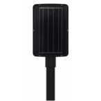LED šviestuvas gatvėms maitinamas saulės energija, nuotolinis valdymas, 8W, šalta balta šviesa