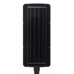 LED šviestuvas gatvėms maitinamas saulės energija, nuotolinis valdymas, 24W, šalta balta šviesa