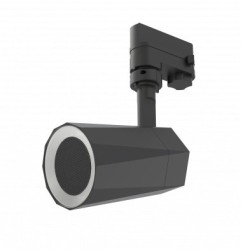 Bluetooth garsiakalbis 11W (1 - fazės bėginės sistemos) juodas, su pašvietimu RGB spalvos