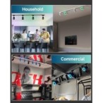 Bluetooth garsiakalbis 11W (1 - fazės bėginės sistemos) juodas, su pašvietimu RGB spalvos